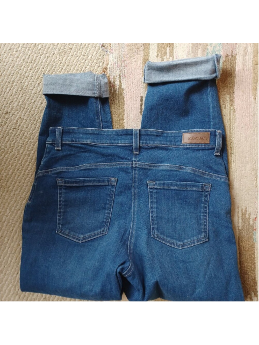 Olsen straight leg jeans Lisa stretchy 12